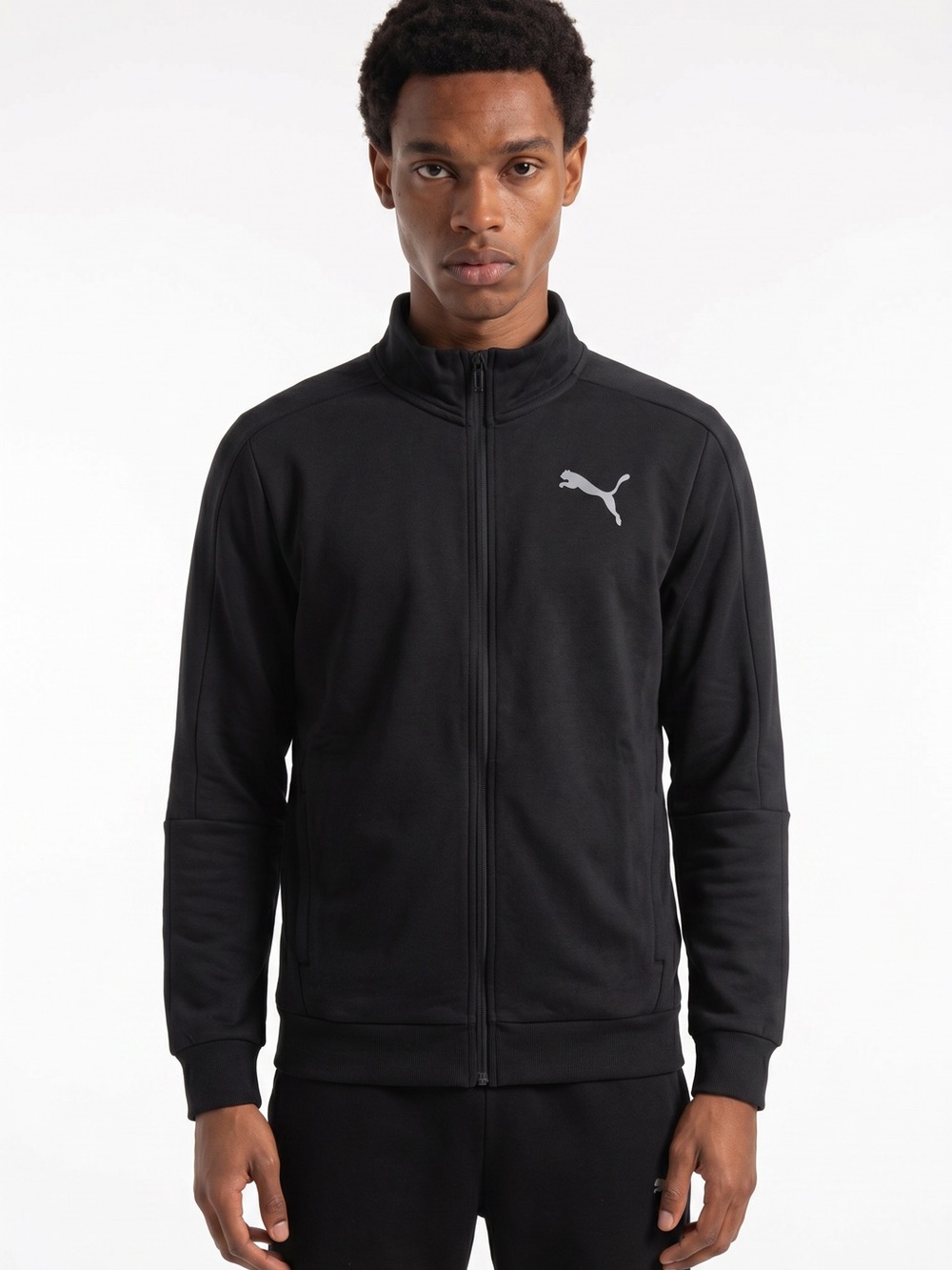 🐆 Puma Full-Zip Track Jacket | Men’s‎ M | Black